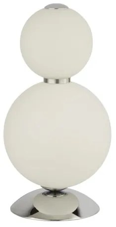 Searchlight EU51021-2CC - LED Stolná lampa SNOWBALL LED/15W/230V