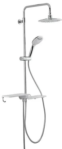 Sprchový systém SAT bez batérie biela/chróm SATPIPE