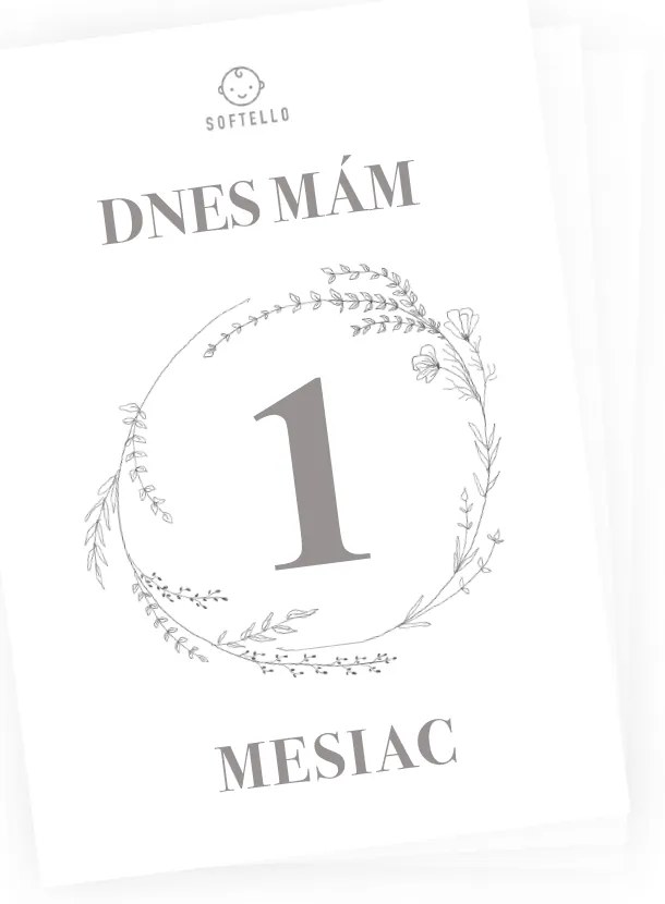 Míľnikové kartičky - tmavosivý set