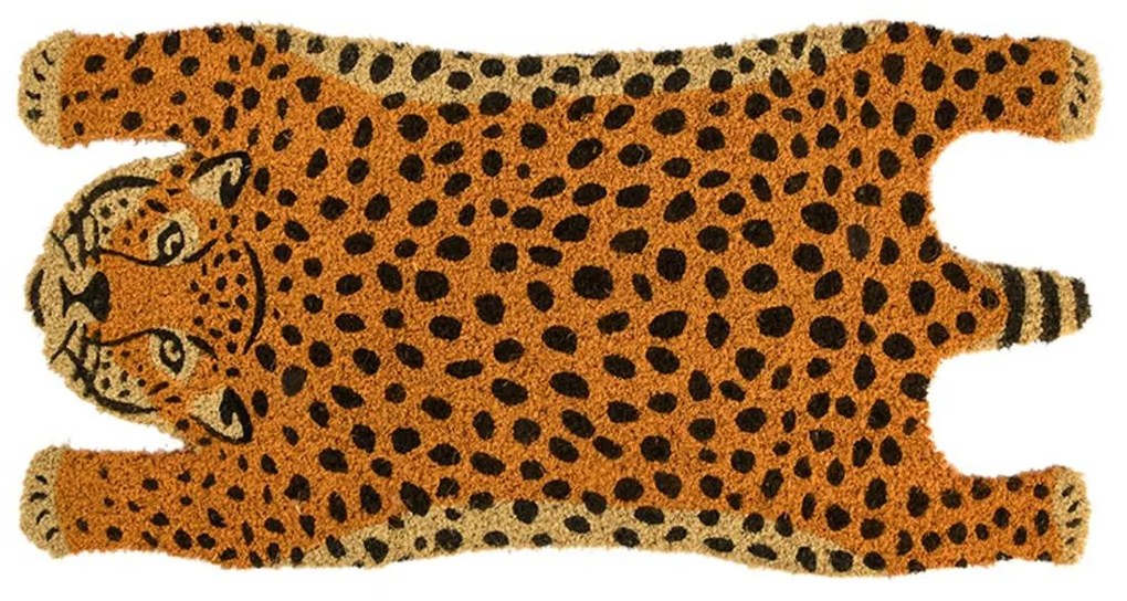 Esschert Design Vonkajšia rohožka Gepard, 75x38,5 cm