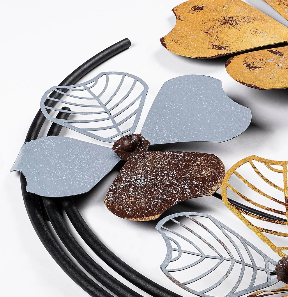 Nástenná kovová dekorácia Haiyang 2 viacfarebná