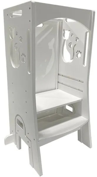 2Kids Toys - Rastúca učiaca veža Mačka so šmykľavkou a tabuľou