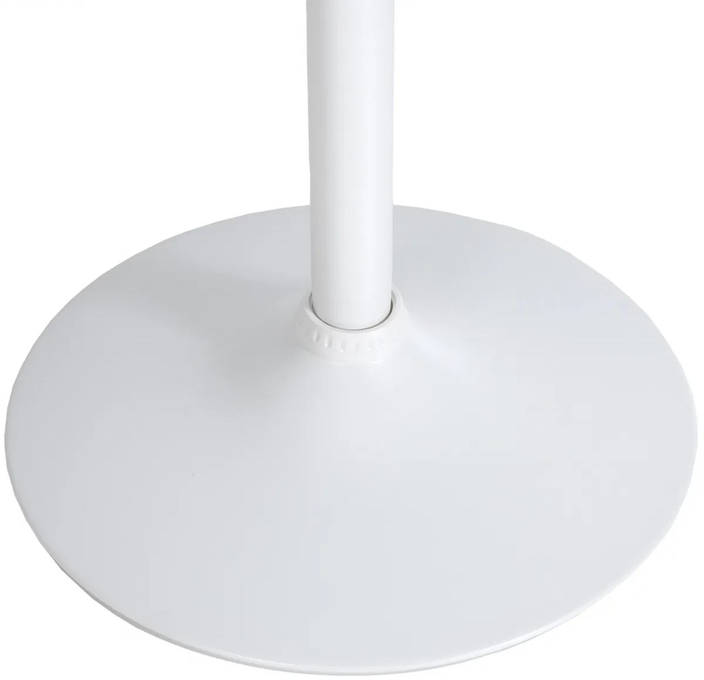 Barový stôl okrúhly DS25199, biely / rám biely - v108 x Ø60 cm