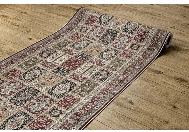 Protišmykový behúň LOTUS CASSETTES 39980 béžový / červený - Výpredaj