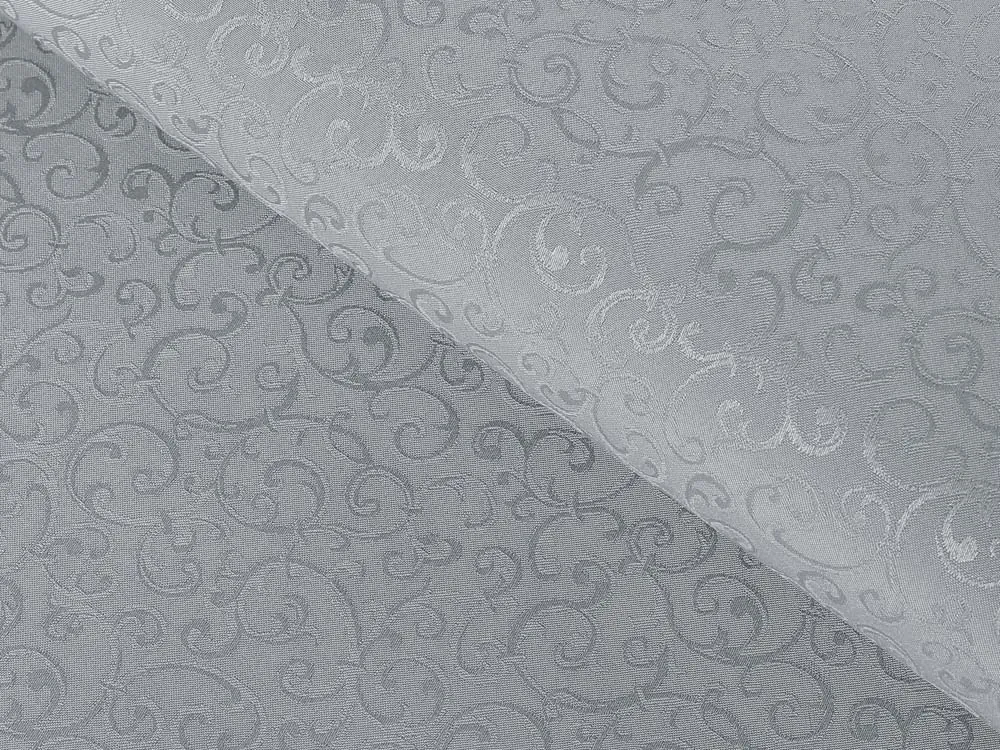 Biante Dekoračný záves TF-086 Ornamenty na sivom 150x200 cm
