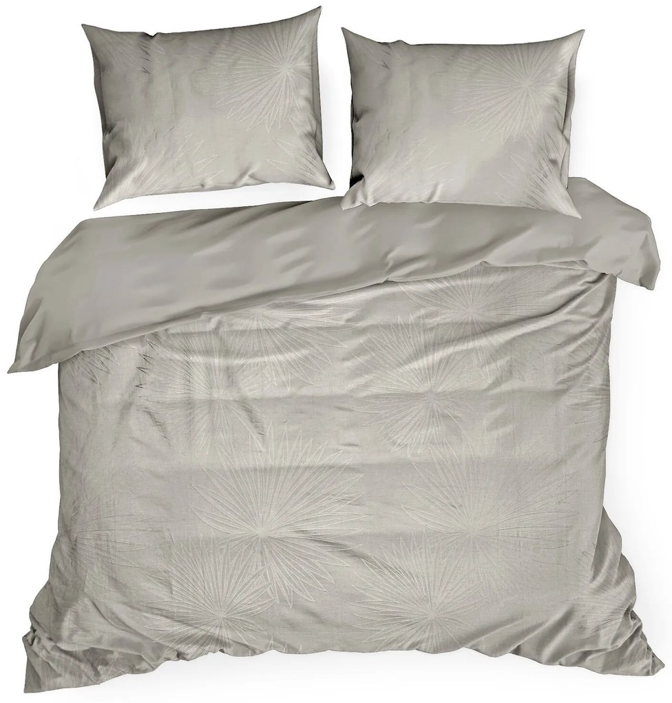 ŽAKÁROVÉ OBLIEČKY NIKOL 160X200 CM, 2 KS 70X80 CM ŠEDOBÉŽOVÁ