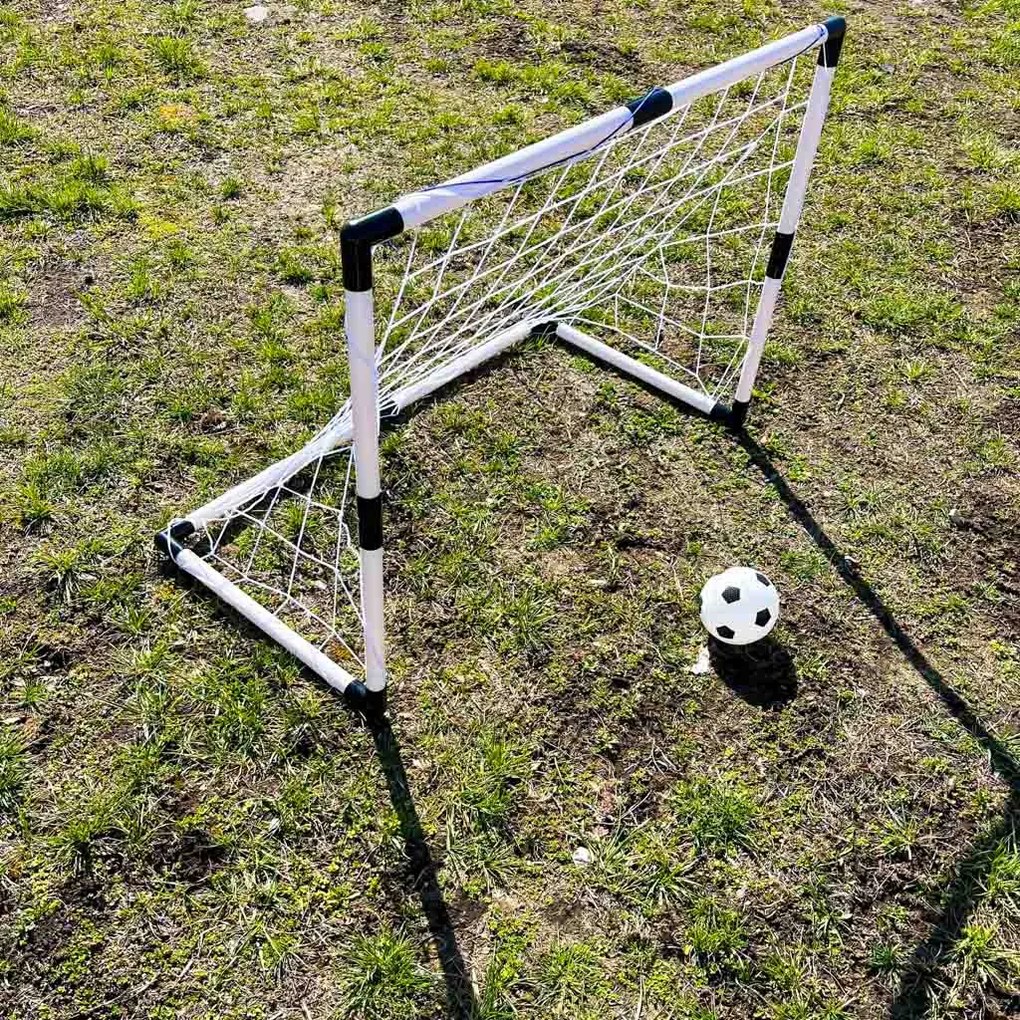 KIK Detská tréningová futbalová bránka 95×48×70 cm s loptou