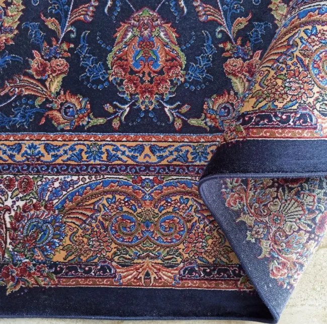 Koberec Exkluzívny Qum Silk 08 modrý