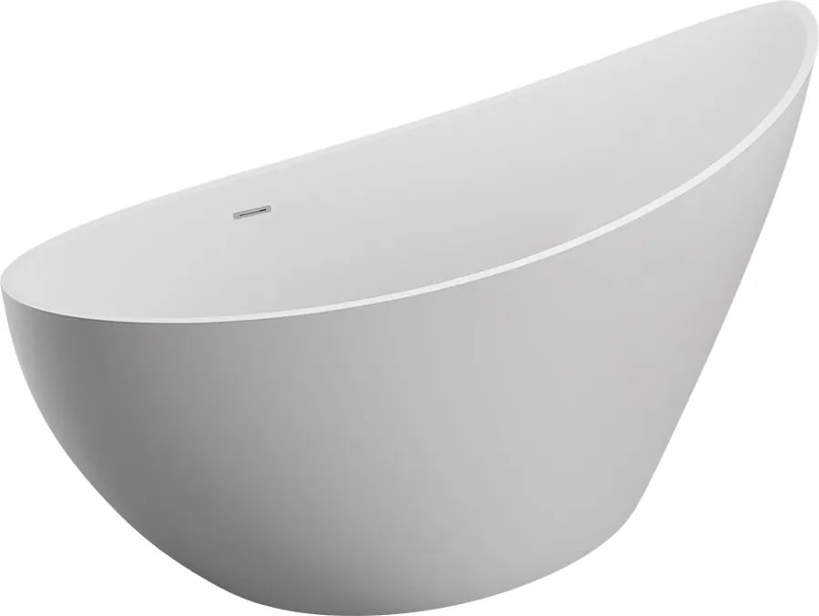 Polimat Akrylátová voľne stojaca vaňa Zoe 180x80 POLIMAT-Rozmery: 180x80, POLIMAT-Farba vane: Biela / ružová lesk