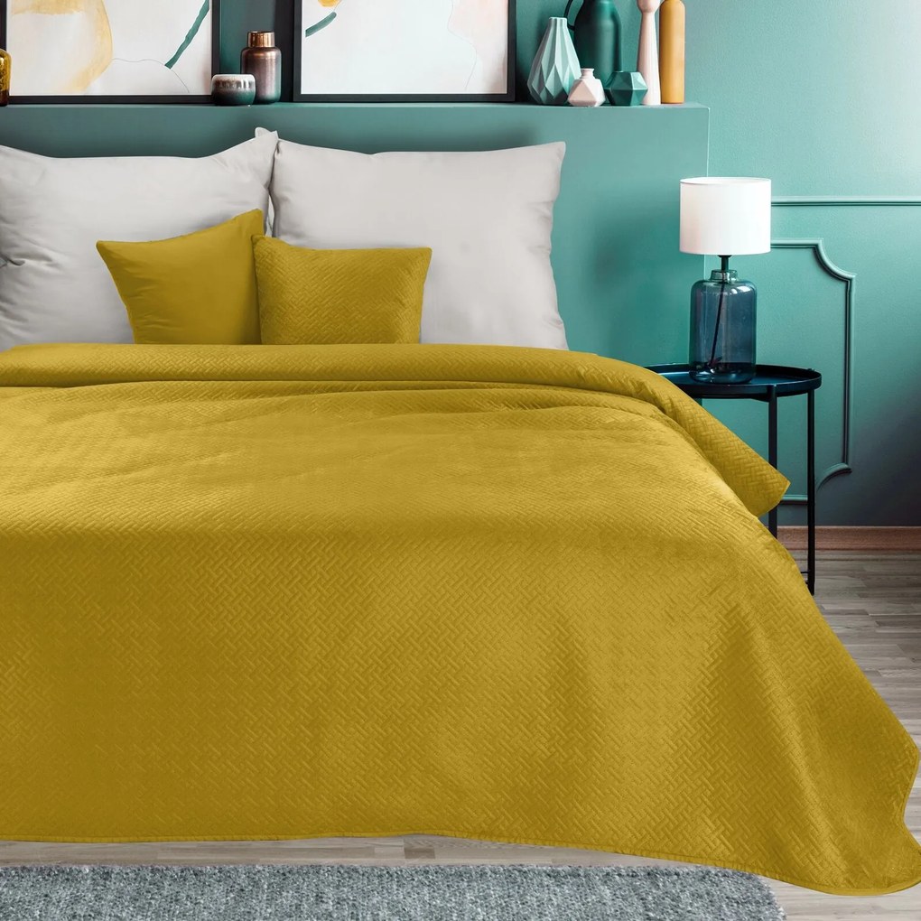 PREHOZ NA POSTEĽ LUIZ5 170X210 CM HORČICOVÝ