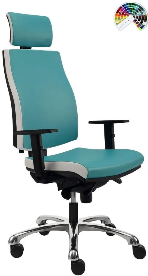 Kancelárska stolička JOB čalúnenie KOŽENKA Arizona