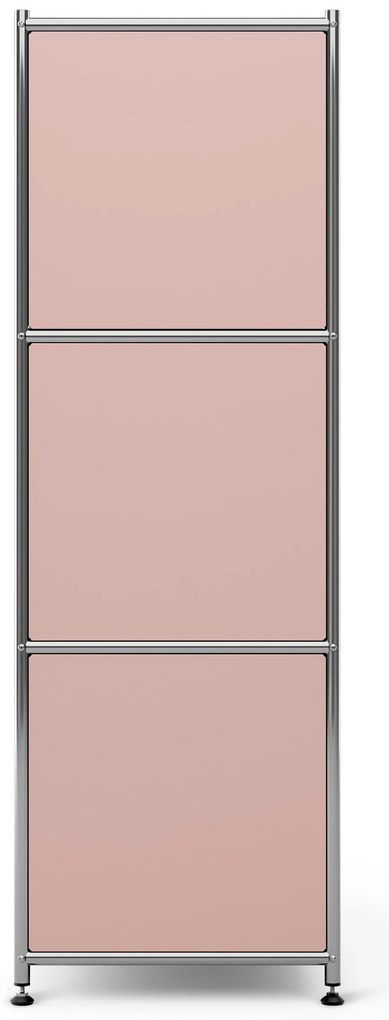 Kovová komoda »CN3« s 2 výklopnými priečinkami, staroružová