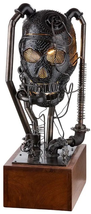 Design stojaca lampa CYBERPUNK grey