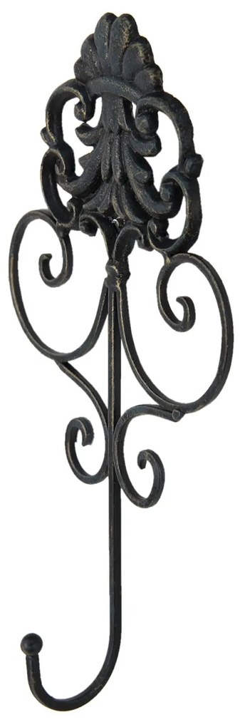 6Y4675 Háček na stěnu Černý 17*5*31 cm - 17*5*31 cm