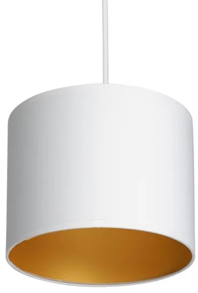 Luster na lanku ARDEN 3xE27/60W/230V biela/zlatá