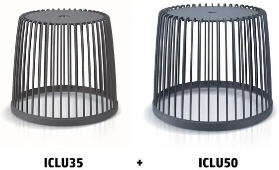 Set 2 univerzálnych košov CLUBO 35+50l antracit