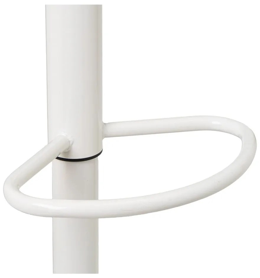 Biele barové stoličky s nastaviteľnou výškou z imitácie kože v súprave 2 ks (výška sedadla 56,5 cm) – Casa Selección