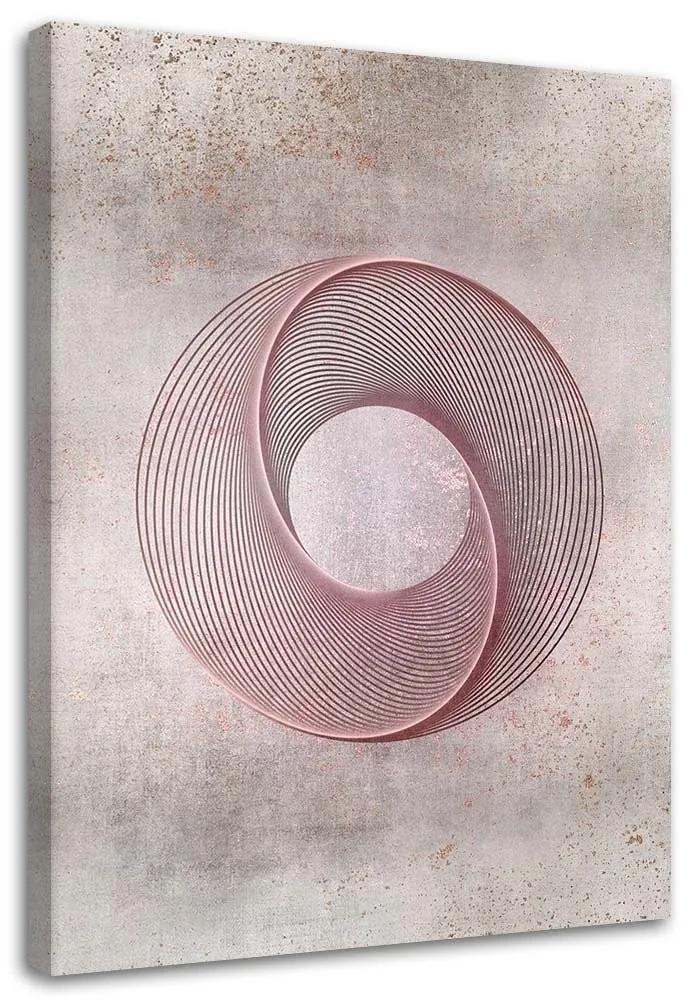 Gario Obraz na plátne Ružový kruh - Andrea Haase Rozmery: 40 x 60 cm