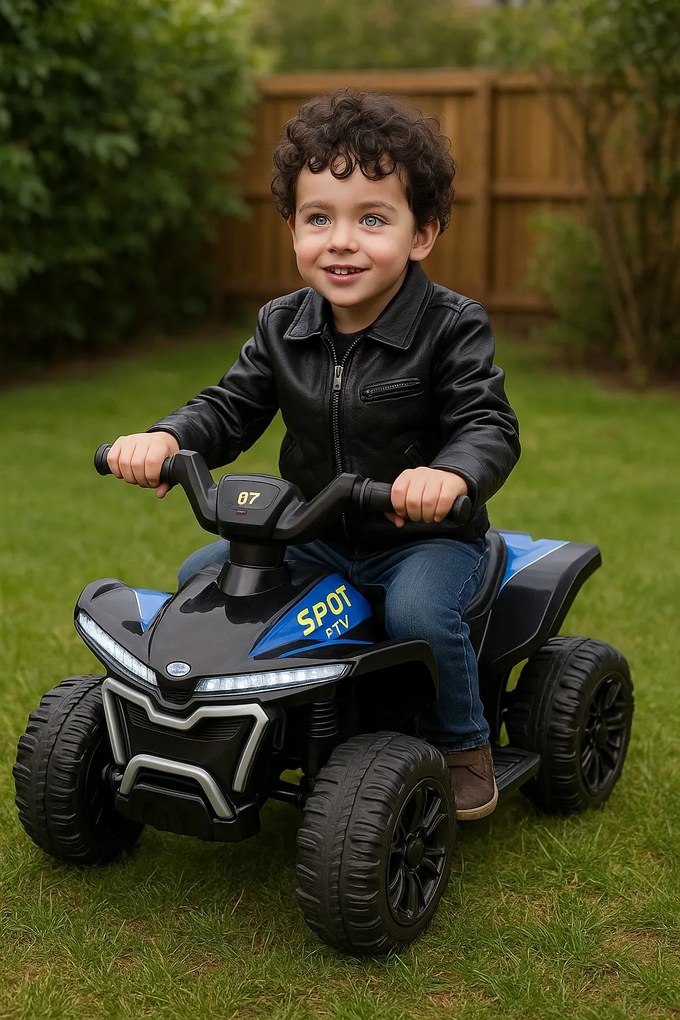 Elektrické autíčko QUAD Kids E-ATV čierne