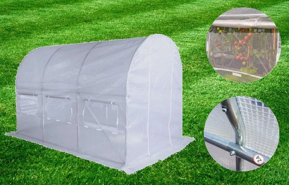 Fóliovník 200 x 300 cm (6 m²) biely