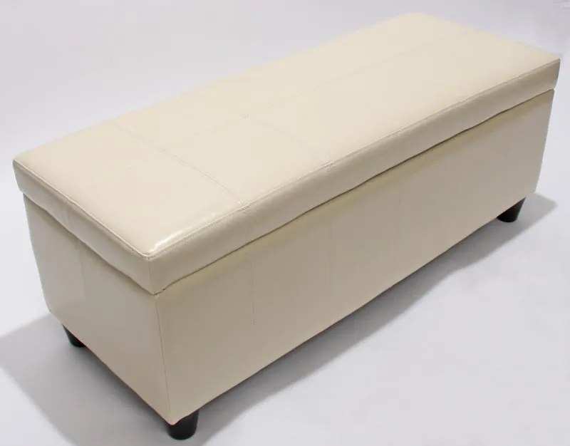 Skladovacia lavica Krien 112 x 45 x 45cm - Krémová