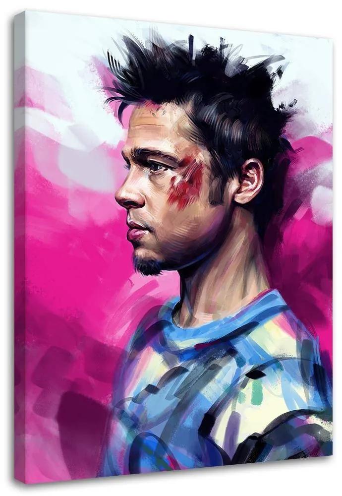 Gario Obraz na plátne Klub bitkárov, Brad Pitt alias Tyler Durden - Dmitry Belov Rozmery: 40 x 60 cm