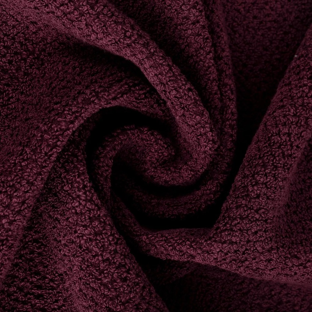 FROTÉ UTERÁK GLORY12 SADA 3KS 70X140 CM BORDOVÁ