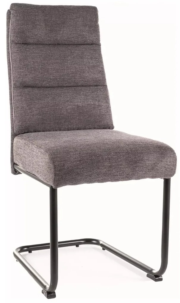 Čalouněná jídelní židle BERRY BREGO šedá