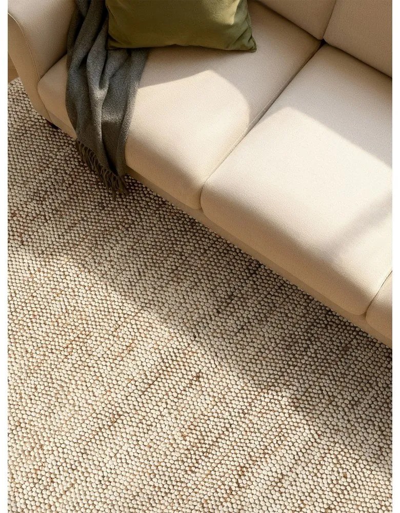 Béžový ručne tkaný koberec s prímesou vlny 200x300 cm Peas – Villeroy&amp;Boch