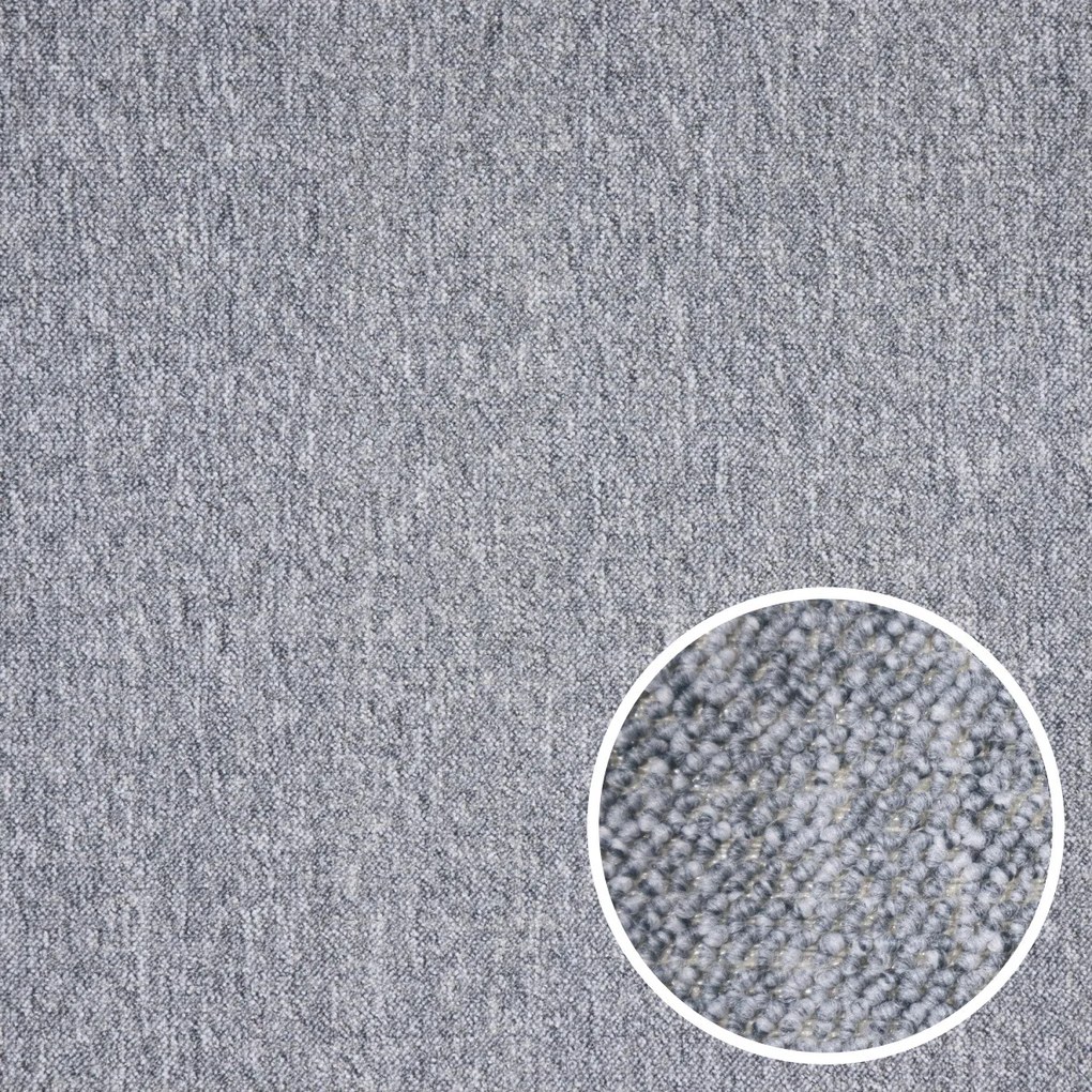 Metrážny koberec Balance 73 sv.šedý, na mieru, šíře 4m, šedá, filc, chodba / predsieň, Spoltex