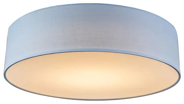 Stropné svietidlo modré 40 cm vrátane LED - Drum LED