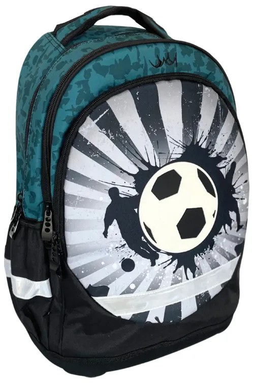 Školský batoh anatomický REYBAG Green Football