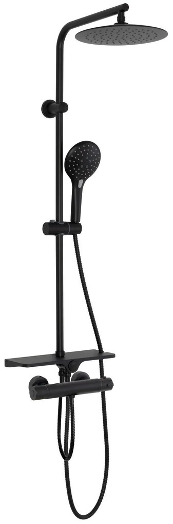 Rea Mike - sprchový set, čierna, REA-P0550