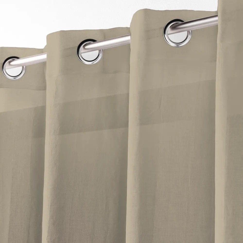 Béžová záclona 140x280 cm Telma – douceur d'intérieur