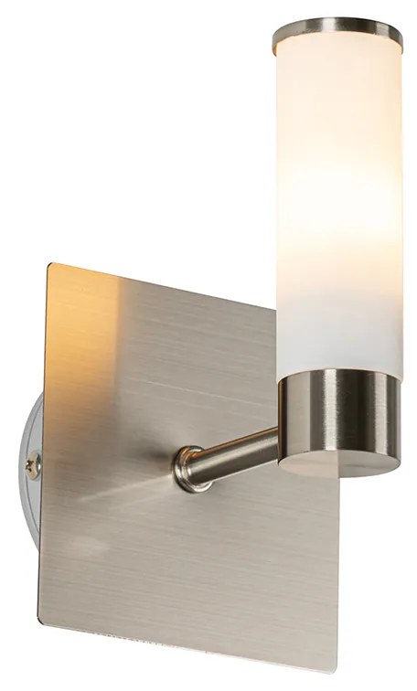 Moderná nástenná lampa do kúpeľne oceľ IP44 - Bath