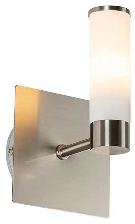 Moderné kúpeľňové nástenné svietidlo oceľ IP44 - Vaňa | BIANO