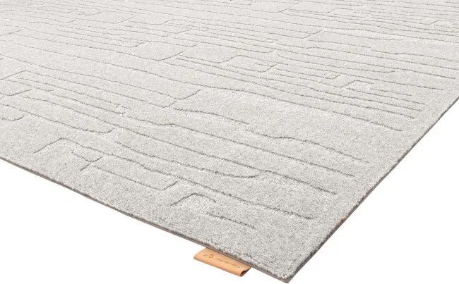 Koberec Agnella Morphic Rifts H svetlosivý