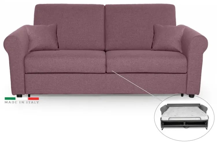 Rozkladacia POHOVKA NA KAŽDODENNÉ SPANIE SAVONA, levanduľová (penelope 15), 140