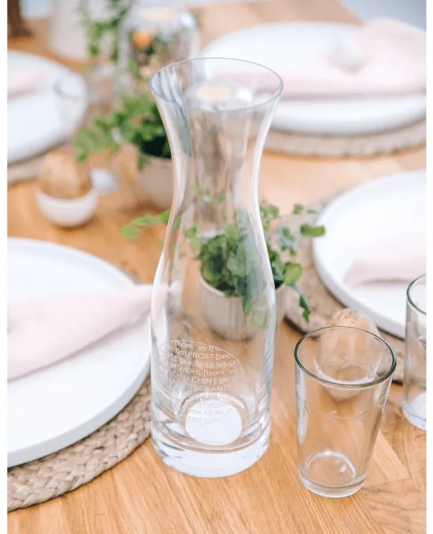 Sklenená karafa na víno VINO APERO, 1000 ml