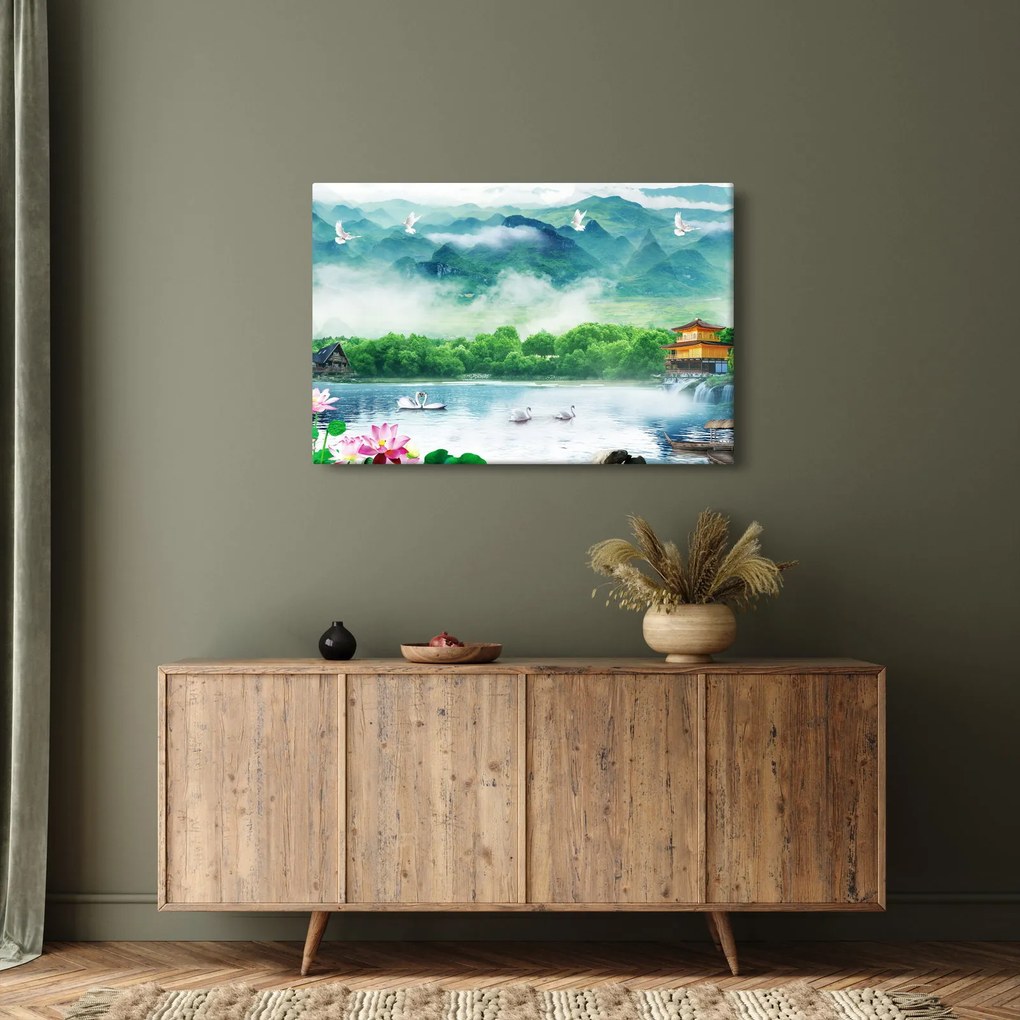 Obraz - Snová krajina (90x60 cm)