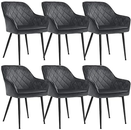 Jedálenské stoličky 6 ks SONGMICS LDC088G01-6