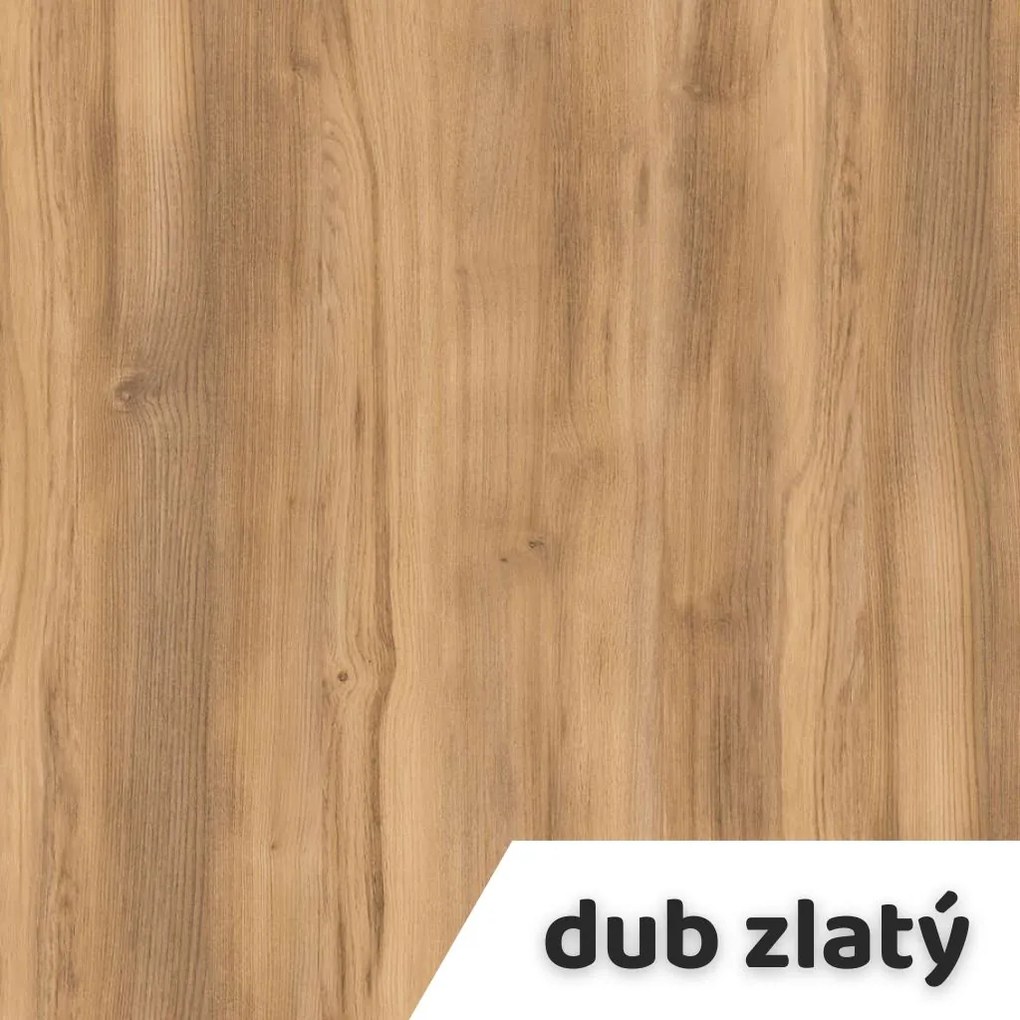 Výškovo nastaviteľný stôl OfficeTech Strong 240 x 80 cm, čierna podnož, dub zlatý