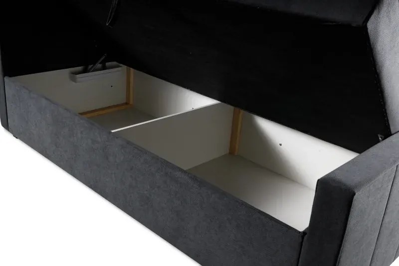 Boxspring posteľ RITA, 200x160, antracitová (pretty 21)