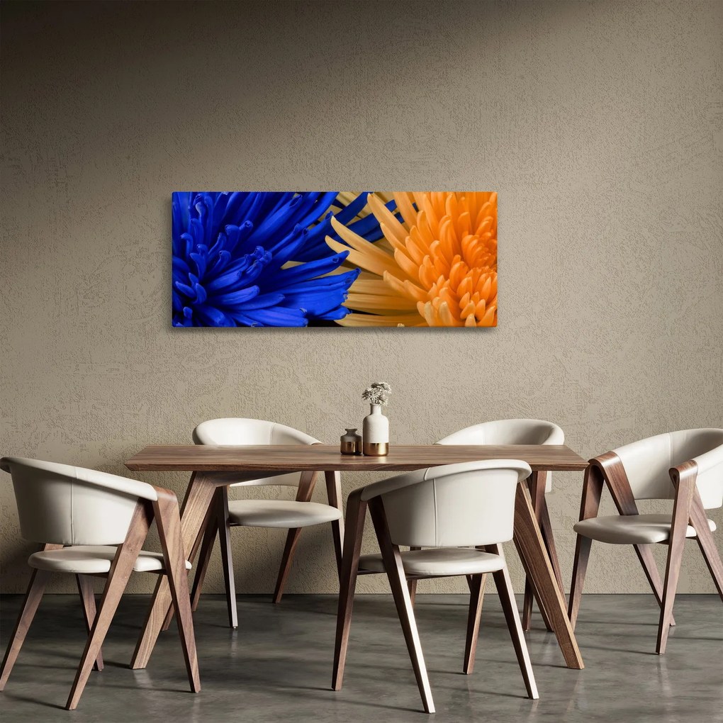 Detailný obraz kvetov (120x50 cm)