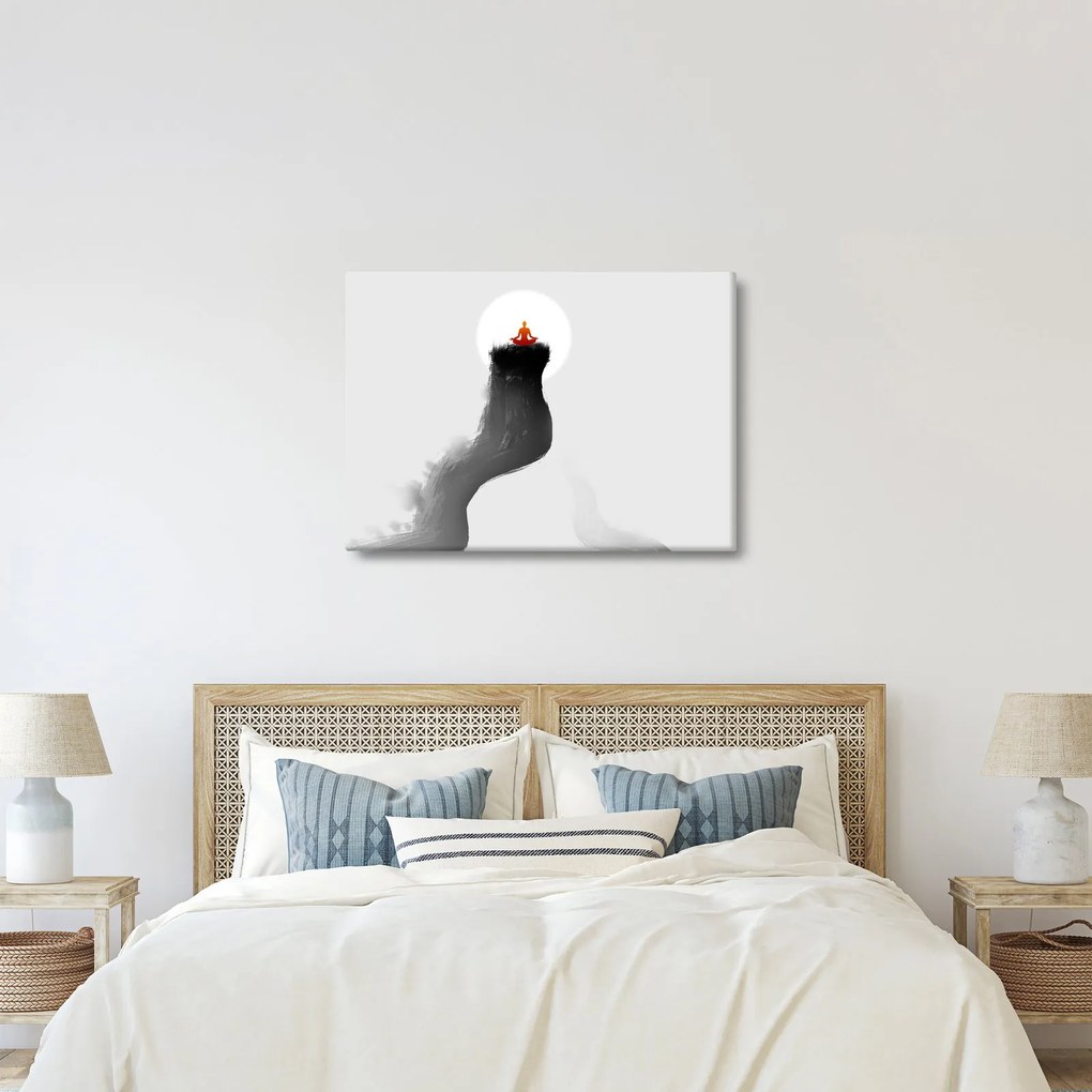 Obraz - Meditácia na vrchole (70x50 cm)