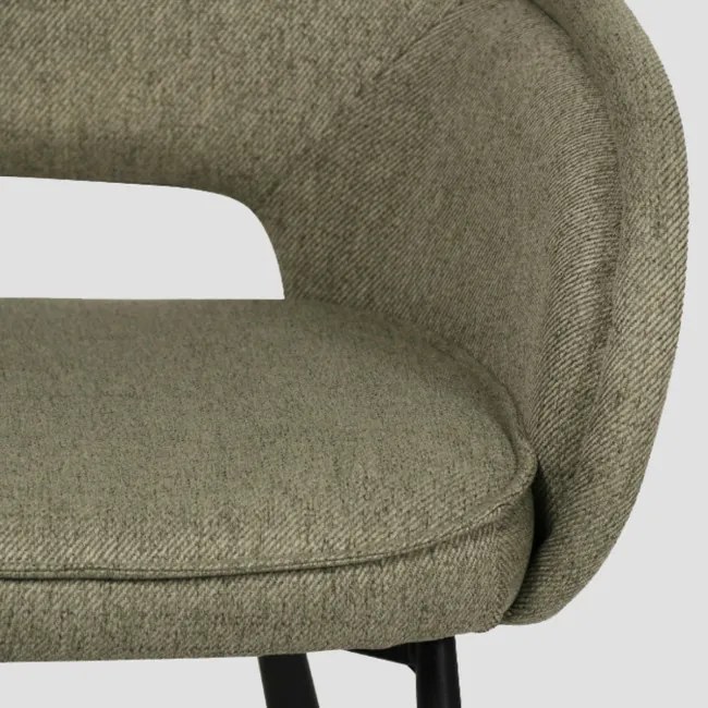 Jedálenská stolička CAMPEA zelená 742057