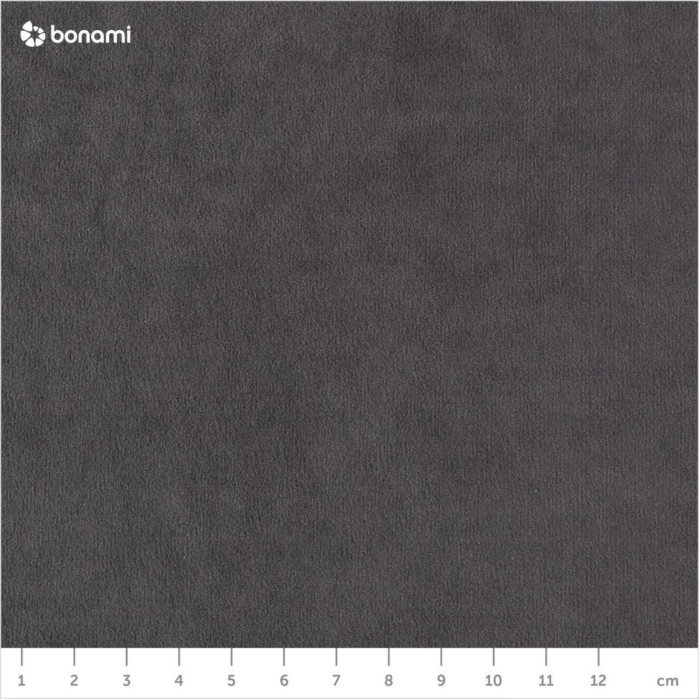 Tmavosivá zamatová rozkladacia rohová pohovka do "U" (ľavý roh) Sweet Harmony – Miuform