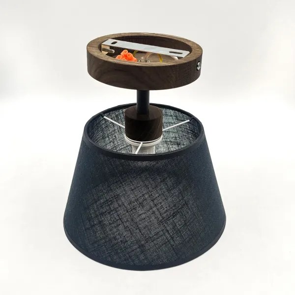 Brilagi - LED  Prisadený luster ANTHONY 1xE14/60W/230V dub orech/čierna