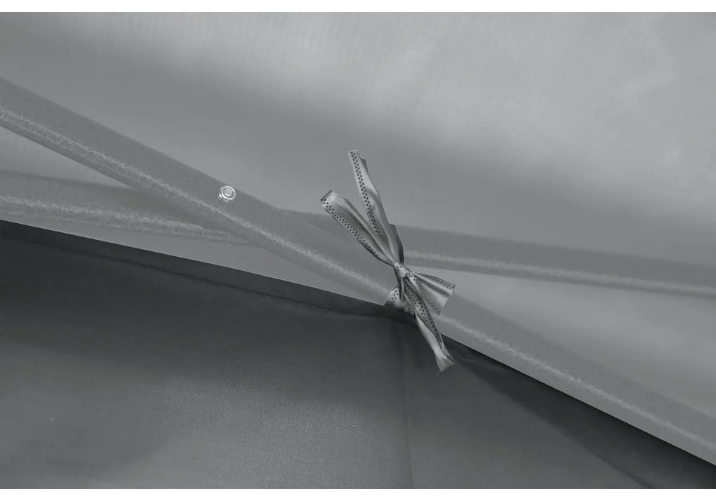 Cattara 13344 Bočnica pre párty stan Waterproof, sivá, 2 x 3 m