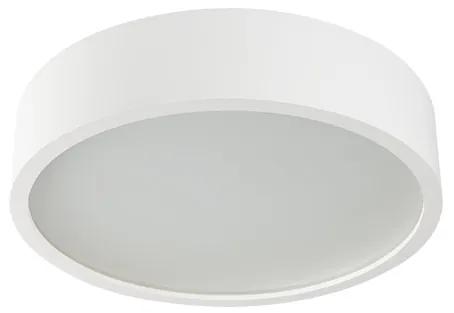KANLUX Drevené stropné osvetlenie LEVILA, 1xE27, 60W, 28cm, okrúhle, biele